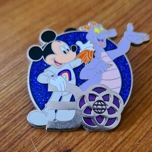2012 Disney Parks Epcot 30th Anniversary Pin  With Figment and Mickey